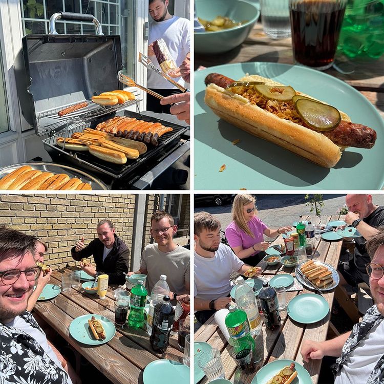 Grillen lever - Hotdogs til frokost
