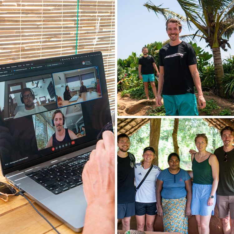 Bjørn & René arbejder fra Sri Lanka