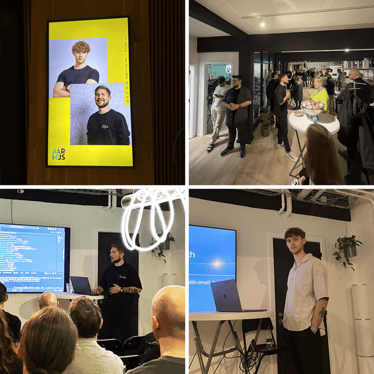 Udsolgt AarhusJS event i vores lokaler