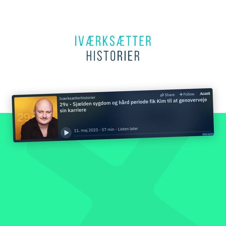 Kim er med i 'Iværksætter historier' podcast